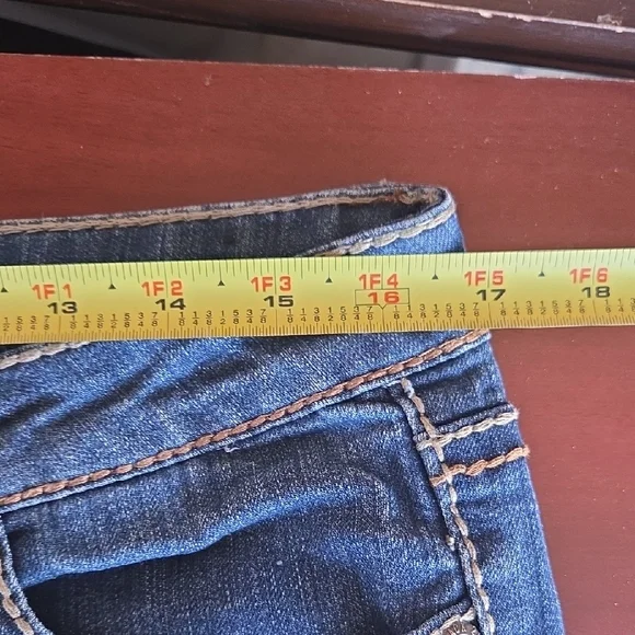 Rue21 Distressed Blue Boot Cut Jeans - Picture 13 of 16